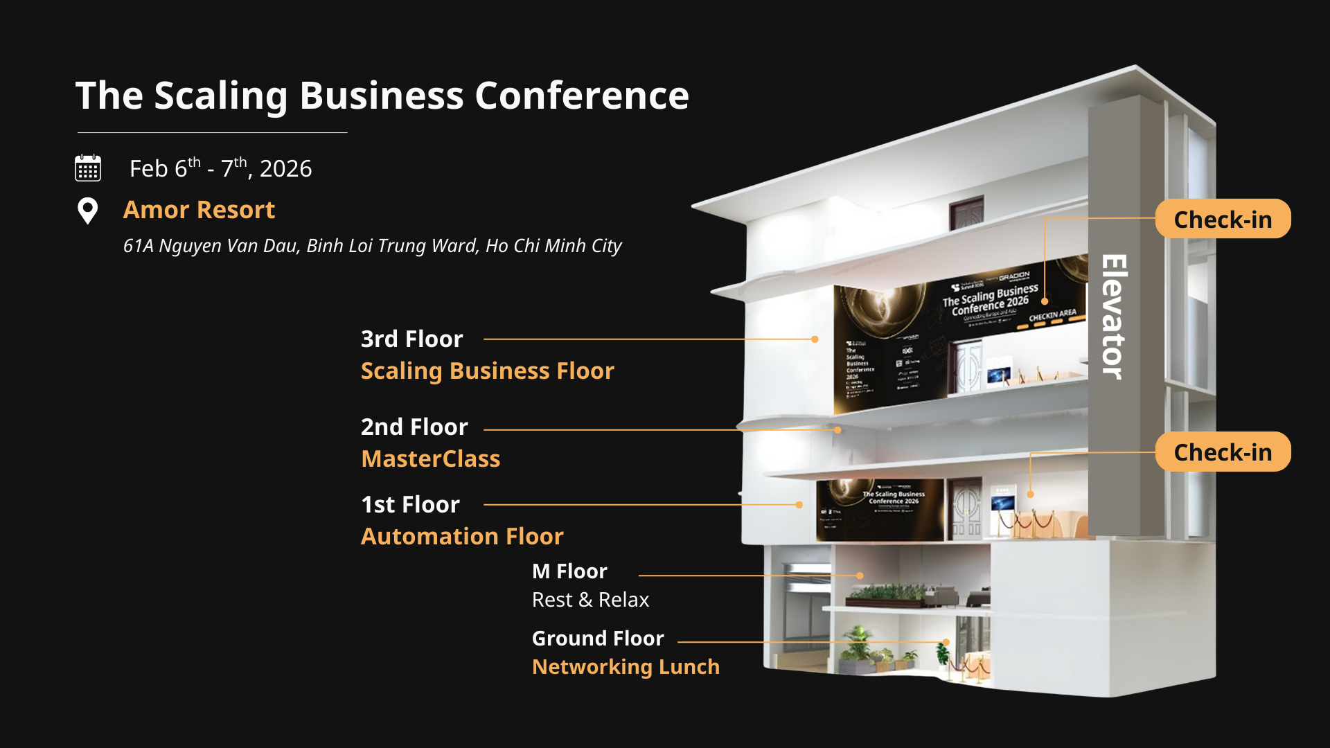 The Scaling Business Conference 2026 Floor map